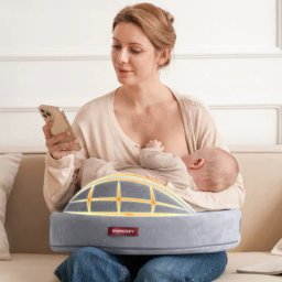 Momcozy EXCLUSIVE MEMORY FOAM NURSING PILLOW GRAY
