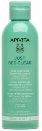 Apivita Just Bee Clear Pore Minimizing Purifying Lotion matujący tonik oczyszczający do cery tłustej 200ml