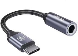 Adapter USB Essager adapter audio USB-C do mini jack 3,5 mm (AUX)