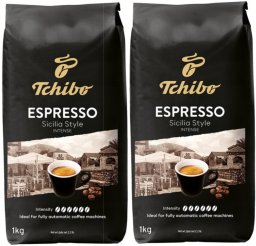 Kawa ziarnista Tchibo Sycylia Kawa Ziarnista Arabika Robusta 1kg x2