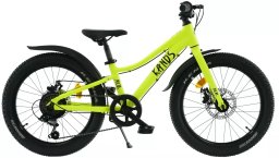 CamelBak Kands Nico 20 lekki dziecięcy rower górski z hamulcami tarczowymi matowy żółty