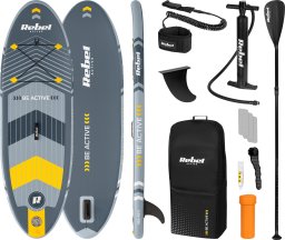 Rebel Active Deska SUP REBEL ACTIVE pompowana 244x76x10, zestaw