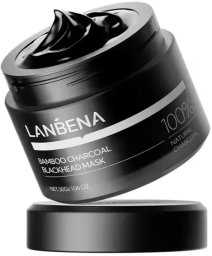 Lanbena Bambo Charcoal cleansing maska węglowa na zaskórniki 30g
