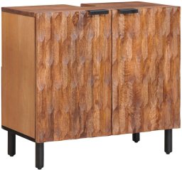 vidaXL Szafka pod umywalkę Gładki Brązowy