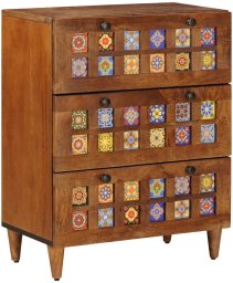 vidaXL Bufet orzech 60 x 33,5 x 75 cm Drewno mango