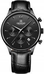 Zegarek Giewont Zegarek Męski Chronograph Sapphire Czarny GW6310-A1