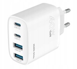 Ładowarka Mobile Origin 40W GaN Wall Charger PW22 - 2x USB-C + 2x USB-A