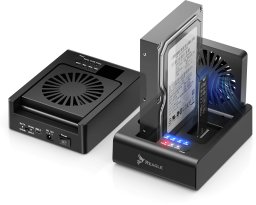 STACJA DOKUJĄCA DYSKU SSD HDD SATA 2,5" 3,5" NVME M.2 USB OBUDOWA KLONUJĄCA