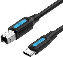 Kabel USB Vention Kabel do drukarki USB 2.0 typu C męski na typ B męski 1m