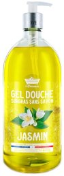 Les Petites Bains de Provence, Jasmine, Shower Gel, For Sensitive Skin, 1000 ml For Women