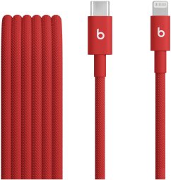 Kabel USB Beats USB-C–Lightning pleciony kabel szybki czerwony (1,5 m)