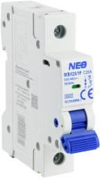 Wyłącznik nadprądowy 1P C 25A 6kA NEO OCB/C25/1P 87.655