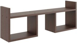 Półka wisząca, minimalistyczna, 90x18x32 cm, wenge, mat