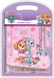 PAW PATROL GIRLS, Bumper set w/tin case, notebook