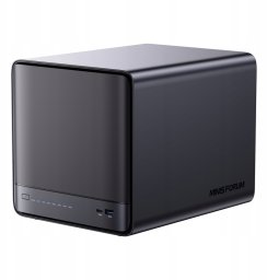 Komputer Minis Forum MINI-PC NAS N5 Pro AMD Ryzen AI 9 HX Pro 370, 32GB+128GB O