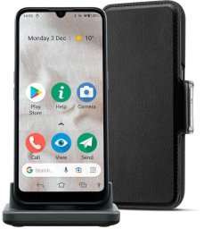 Smartfon Doro 8100 PLUS 15,5 cm (6.1") One SIM card Android 11 Go edition 4G USB Type-C 2 GB 32 GB 3000 mAh Graphite