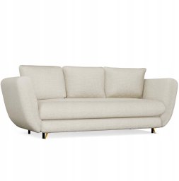 Malys Group SOFA SARIS beżowy noga złota