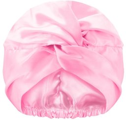 Glov Dwuwarstwowy satynowy czepek do spania Pink