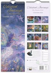 Kalendarz 2026 ścienny paskowy Niebiańskie podróże