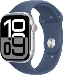 Smartwatch Apple Watch 10 GPS 46mm Silver Alu M/L Niebieski (MWWM3QC/A)