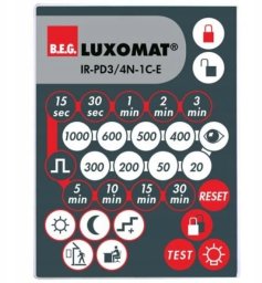 BEG Pilot zdalnego sterowania na podczerwień IR-PD3/4N-1C-E 93110