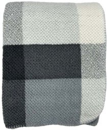 Domoletti PLAID BLANKET CLOUDY 150X200CM GREY/WHIT