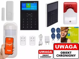 ALARM BEZPRZEWODOWY GSM SYRENA APP POLSKI WIFI