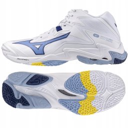 Mizuno Buty siatkarskie WAVE LIGHTNING Z8 MID 46 białe niebieskie
