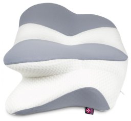 Connect IT Poduszka Anatomiczna Gemini, Biało-szary