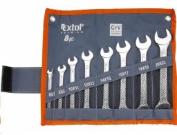 Extol Klucze Płaskie W Pokrowcu 8Szt 6119