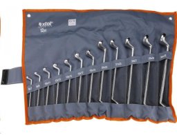 Extol Klucze oczkowe 12 szt. 6233