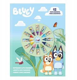 Astra TARGI Notatnik Bluey z mini kredkami