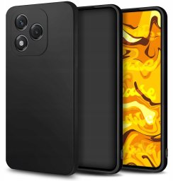Etui Do Honor 400 Lite (Czarne, Matowe, Gumowe, Obudowa, Silikon, Slim)