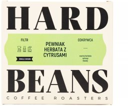 Kawa ziarnista Hard Beans Coffee Kawa ziarnista Pewniak Herbata z Cytrusami Filtr 250g