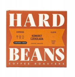 Kawa ziarnista Hard Beans Coffee Kawa ziarnista Konkret Czekolada Espresso 250g
