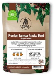 Kawa ziarnista Ingagi Kawa ziarnista Ingagi Coffee Premium Espresso Arabica Blend 250g