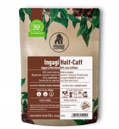 Kawa ziarnista Ingagi Kawa ziarnista Ingagi Coffee Half-Caff 1kg