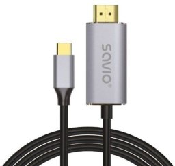 Kabel USB Savio Kabel USB-C-HDMI CL-199 2m