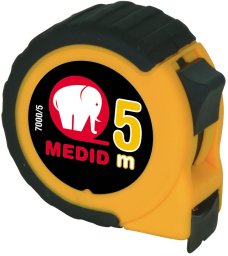 Medid Miara Zwijana Taśma Metrówka Solidna Wytrzymała 5m/25mm