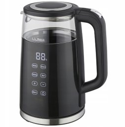 CZAJNIK SZKLANY 1710 CZARNY 1.7 L 2200 W