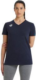Arena KOSZULKA WOMEN'S TEAM T-SHIRT PANEL NAVY 004892/700 XS
