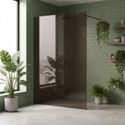 Rea Kabina prysznicowa Walk-In Flexi Brown / Tytan 140