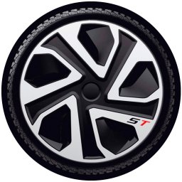 Kołpak BigBuy Car 18" Srebrny zestaw osłon kół