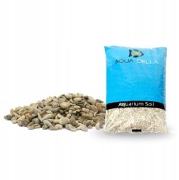 AQUA DELLA Gravel British Brown, żwirek, do akwarium, 4-8 mm, 2 kg