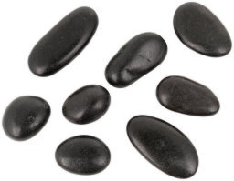 vidaXL Kamienie polerowane Black Pebble 20-30 mm do akwarium terrarium, 10kg/OPAK