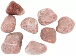 NB Minerals Kamienie kruszone tumbled czerwone 30-50 mm do akwarium terrarium 10kg/OPAK