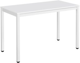 Stół prostokątny do kuchni i biura TESSA 120x60 biały metalowe nogi