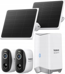 Kamera IP Zhejiang Baseus Security N1-2 Zestaw kamer monitorujących z panelami słonecznymi 16GB eMMC