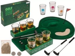 ProNice Gra Imprezowa Mini Golf - Kieliszki + Piłeczki + Kije Golfowe