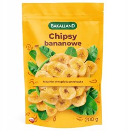 bakalland Chipsy bananowe BAKALLAND, 200g